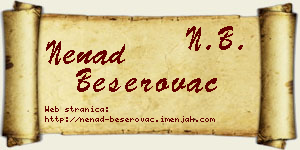 Nenad Beserovac vizit kartica